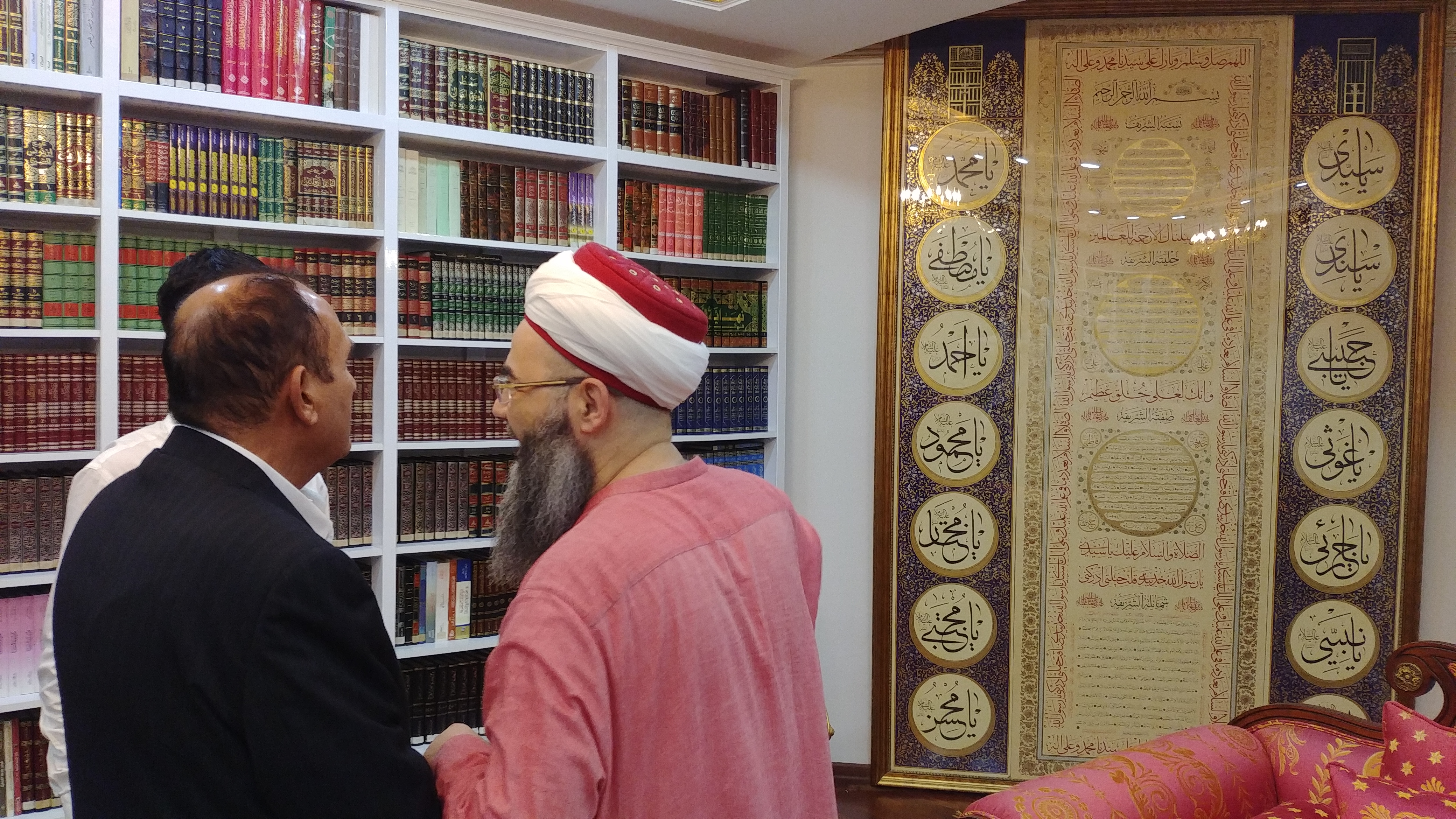 Aşere kıraati âlimi Ahmed Naina Hocaefendi, Cübbeli Ahmet Hoca?yı ziyaret etti