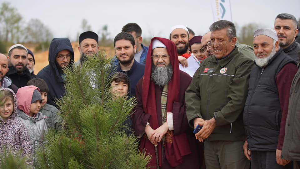 Cübbeli Ahmet Hocaefendi, HAYDER Hatıra Ormanı'nın açılışına katıldı.