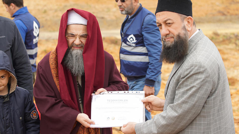 Cübbeli Ahmet Hocaefendi, HAYDER Hatıra Ormanı'nın açılışına katıldı.