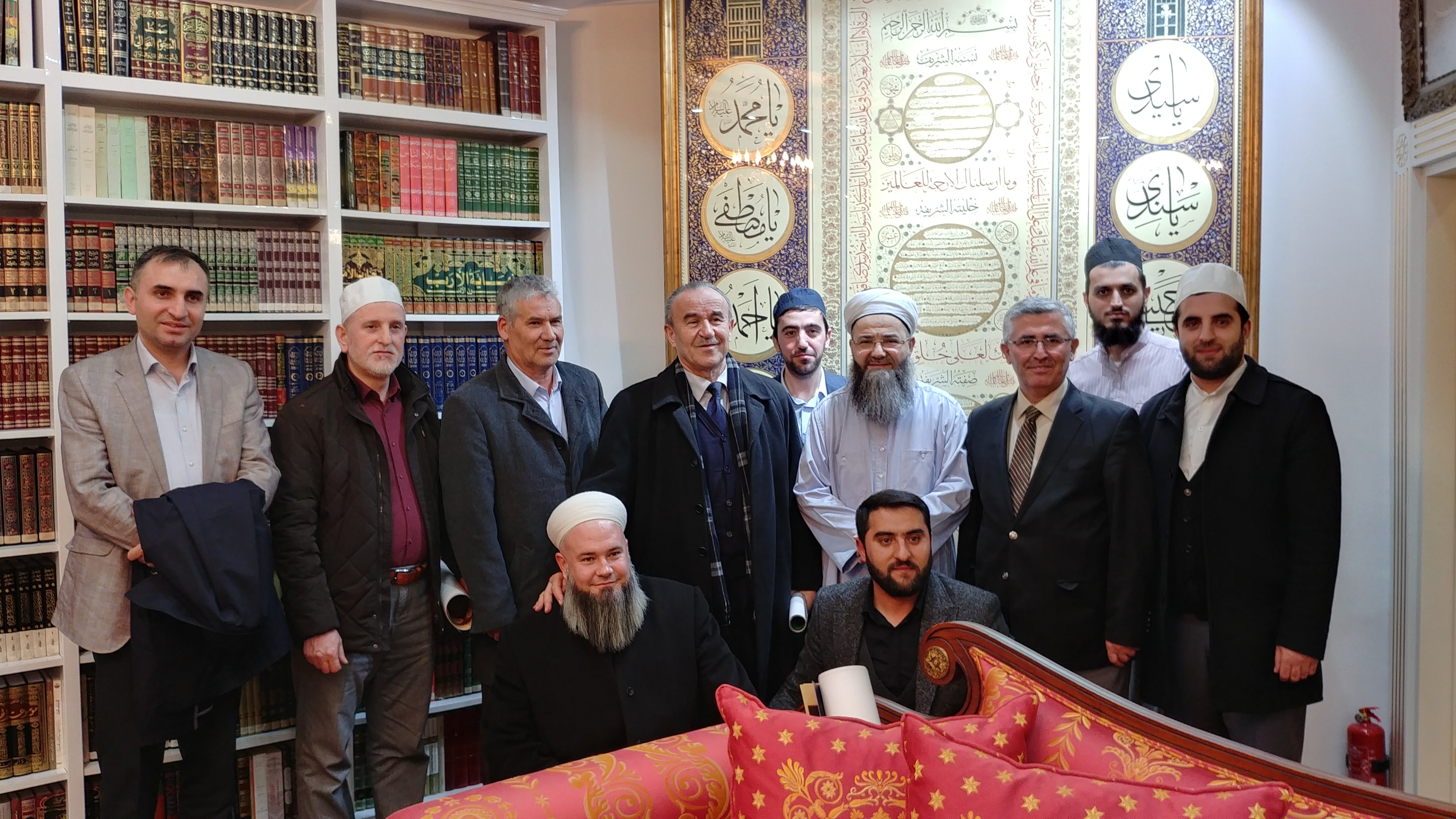 Hadîs Profesörü Ramazan Ayvallı Hocaefendi, Cübbeli Ahmet Hocaefendi?nin hânesini teşrîf etti