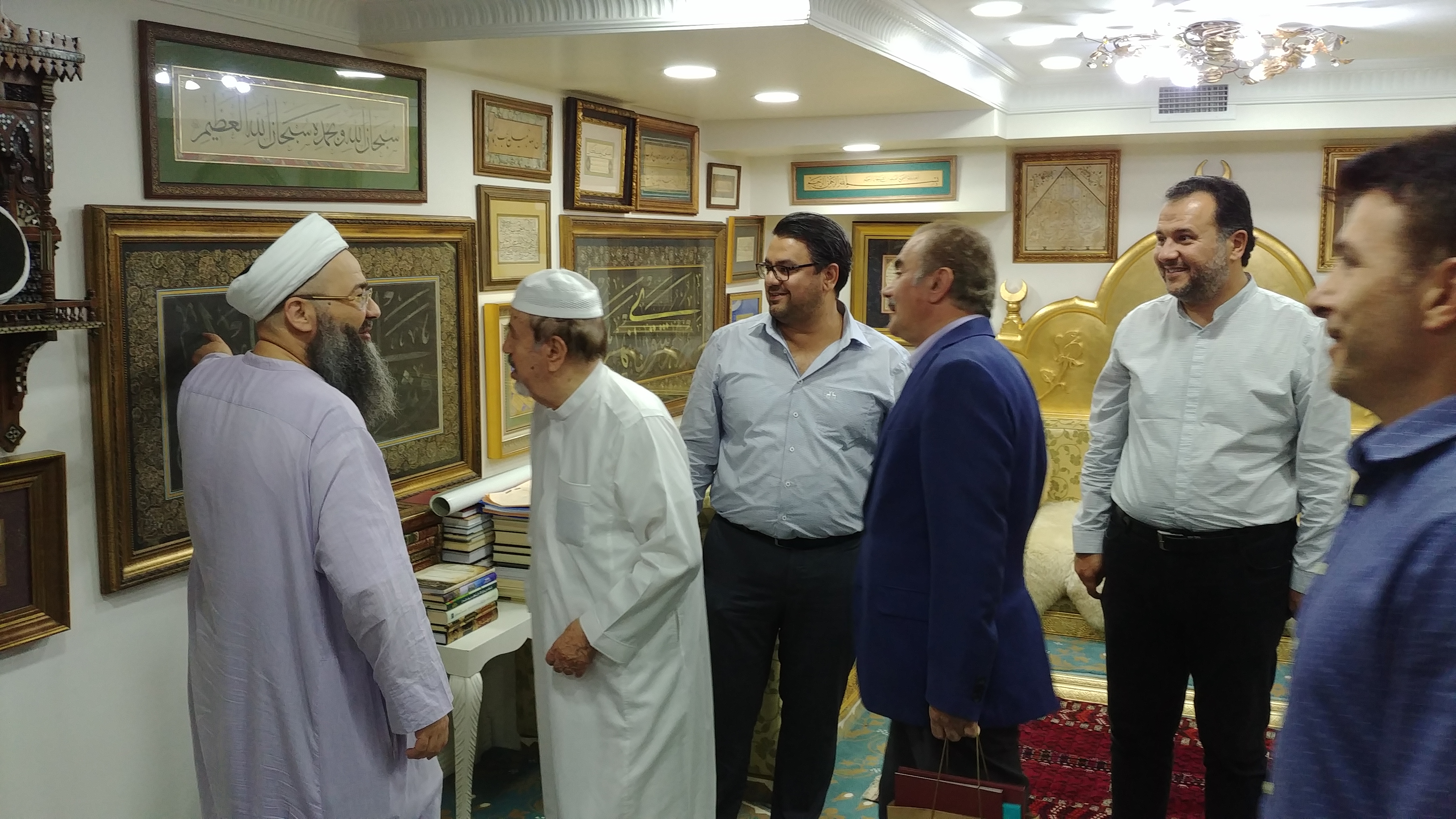 Meşhur Hattât Dr. Osman Tâhâ Hocaefendi?nin Ziyâreti