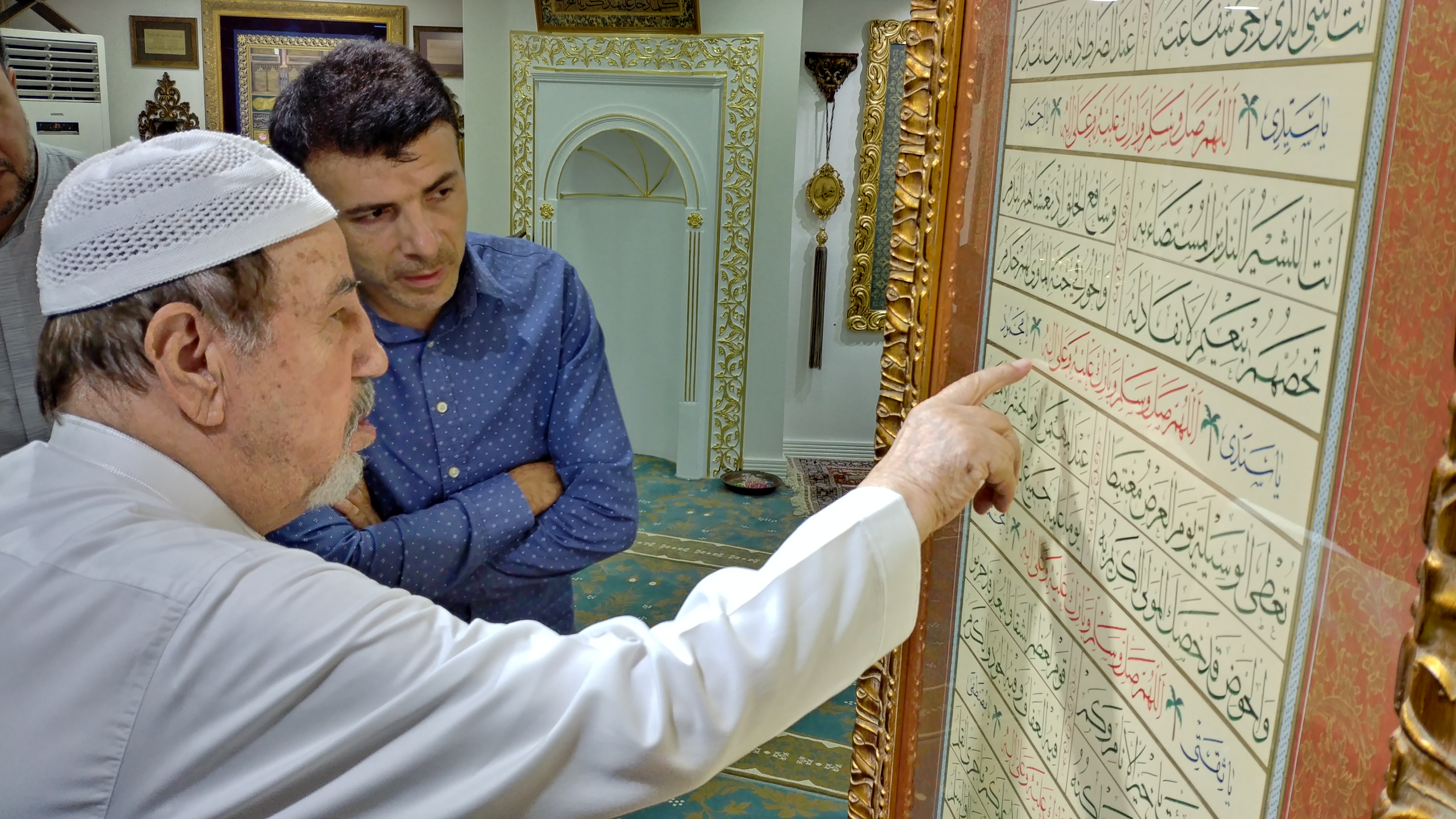 Meşhur Hattât Dr. Osman Tâhâ Hocaefendi?nin Ziyâreti