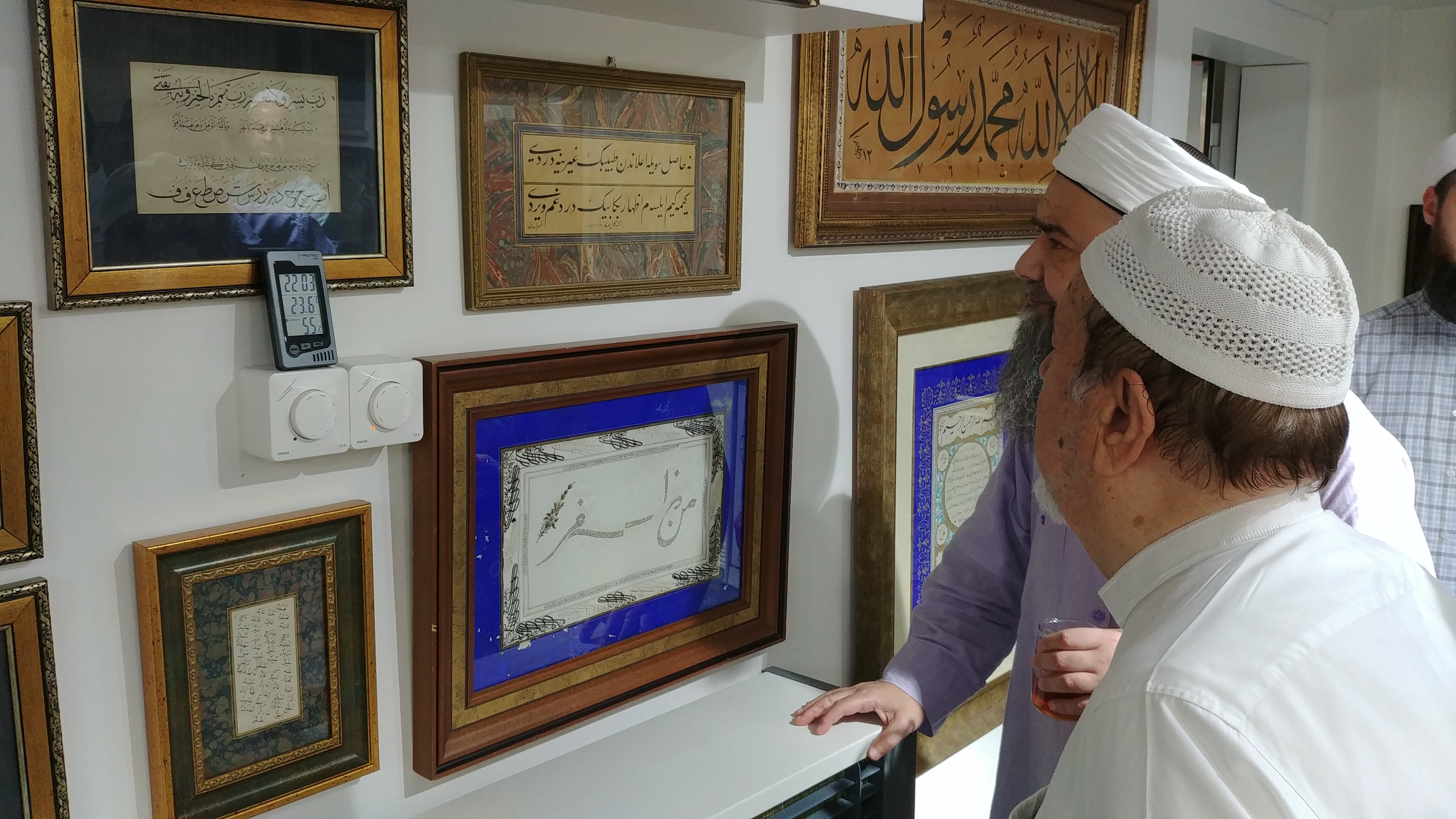 Meşhur Hattât Dr. Osman Tâhâ Hocaefendi?nin Ziyâreti