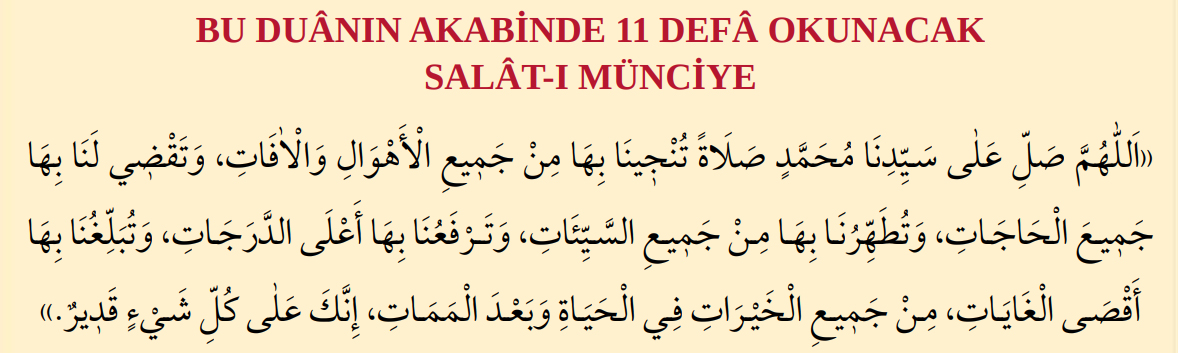 Safer Ayının Son Çarşamba Günü Şerlerden Kurtulmak ve Bütün Belalardan Muhafaza Olmak İçin Kılınacak Namaz