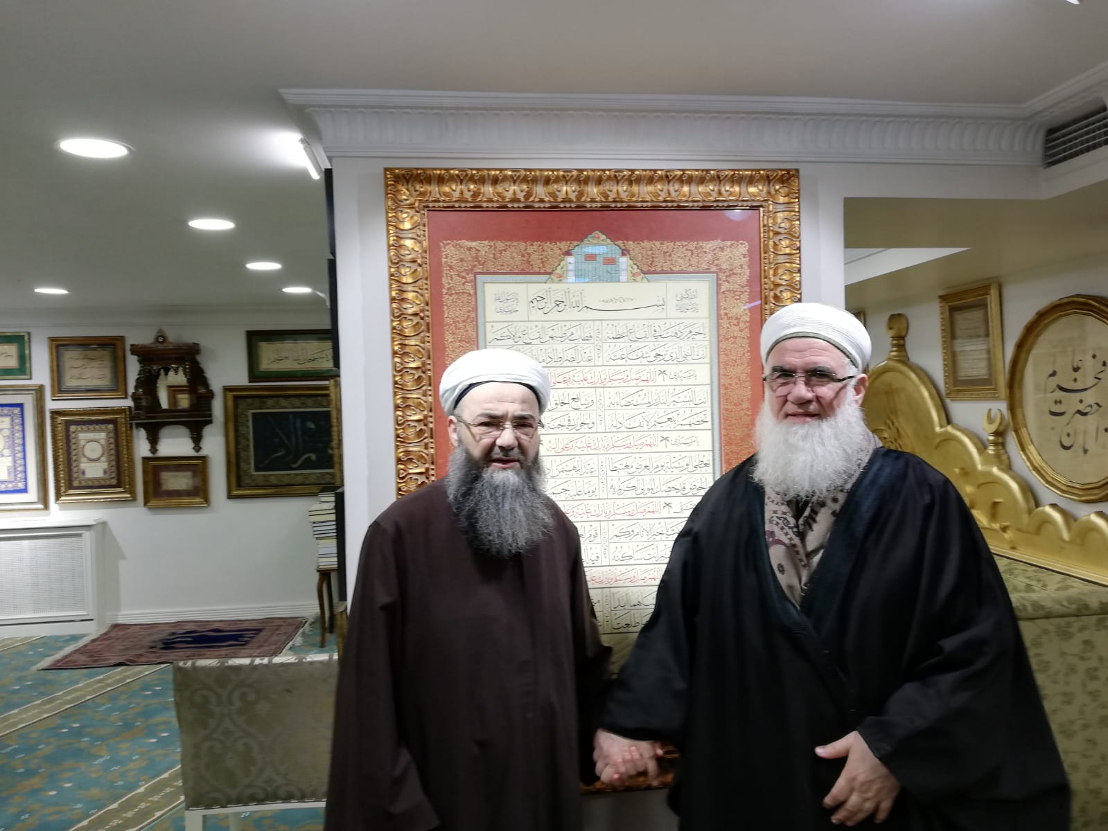 Şeyh Muhammed Muvaffak el-Murâbi?, Hazretleri Cübbeli Ahmet Hocaefendi?yi Hânesi?nde ziyâret etti