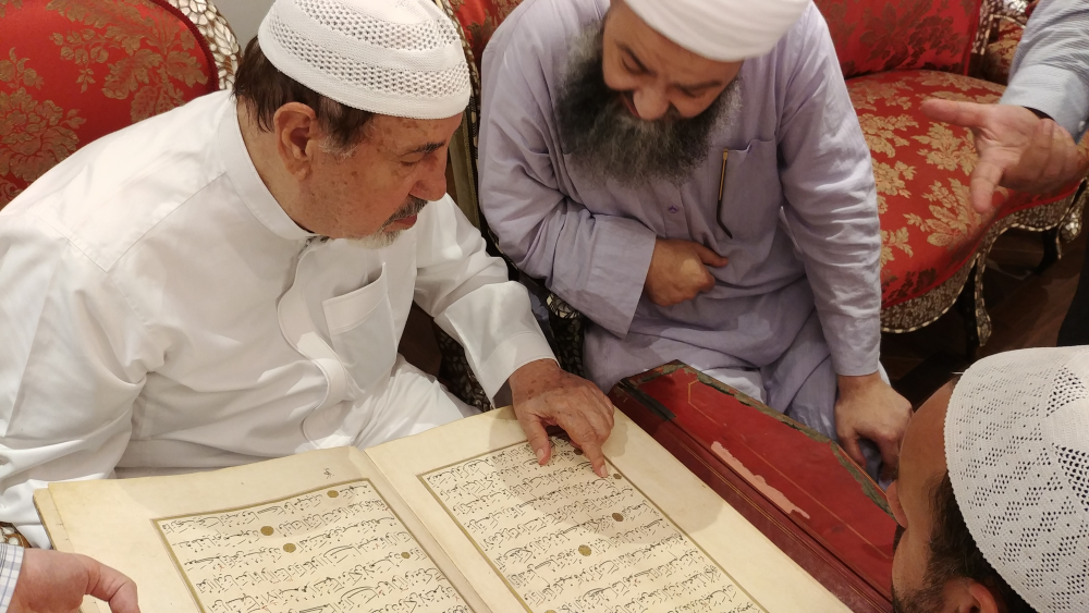 Meşhur Hattât Dr. Osman Tâhâ Hocaefendi’nin Ziyâreti