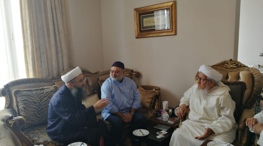 Cübbeli Ahmet Hocaefendi, İmâm-ı Rabbânî Hazretleri’nin torunu Sıbğatullâh Müceddidî Hazretlerini ziyâret etti