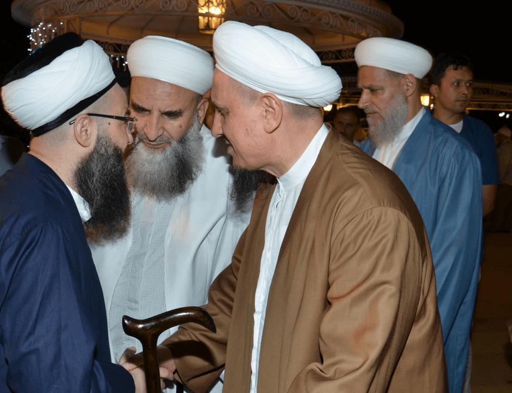 Cübbeli Ahmet Hoca Recep Eryiğit, Muhammed İslamoğlu ve Ömer Mahmudoğlu Hoca Efendi'ler ile bir düğün münasebeti ile bir araya geldiler