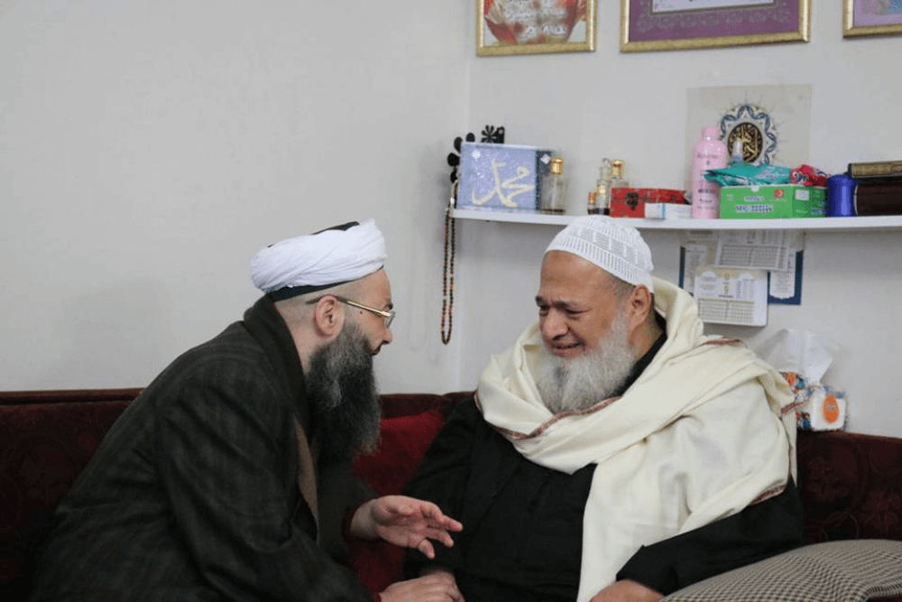 Cübbeli Ahmet Hoca, Seyyid İbrahim Ahsâî Hazretlerini ziyaret etti